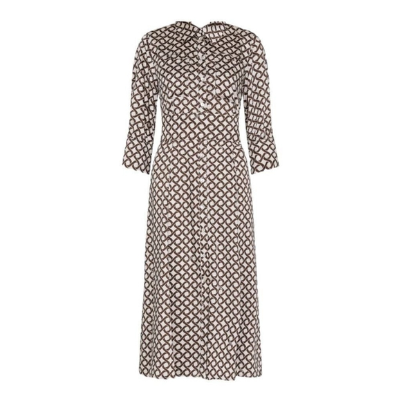 Marella Chemisier Twill Shirtdress Size 2 - Picture 3 of 12